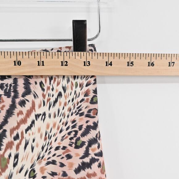 ALLSAINTS Skirt Size 4‎ Raya Arietta Animal Print Multi Ruffled Asymmetric Hem - Picture 11 of 13
